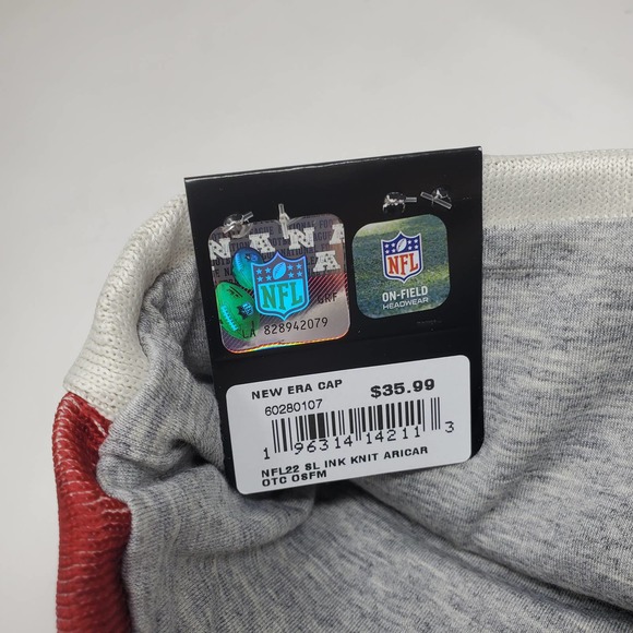 NEW New Era 2022 Sideline Ink Dye Cuffed Knit Hat - Arizona Cardinals - Picture 3 of 5